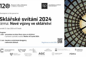 Pozvánka: Sklářské svítání 2024 - Nové výzvy ve sklářství