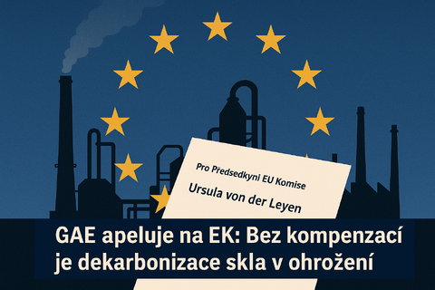 GAE apeluje na EK: Bez kompenzací je dekarbonizace skla v ohrožení