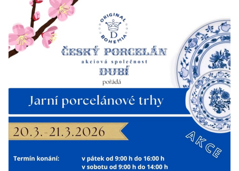 Český porcelán a.s. vás zve na jarní porcelánové trhy
