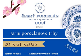 Český porcelán a.s. vás zve na jarní porcelánové trhy
